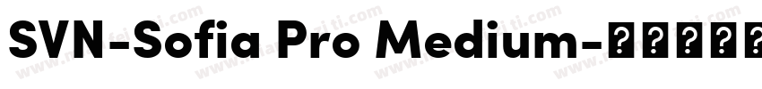 SVN-Sofia Pro Medium字体转换